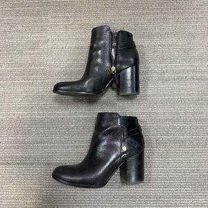 Louise et Cie Black Leather Heel Ankle Boots
